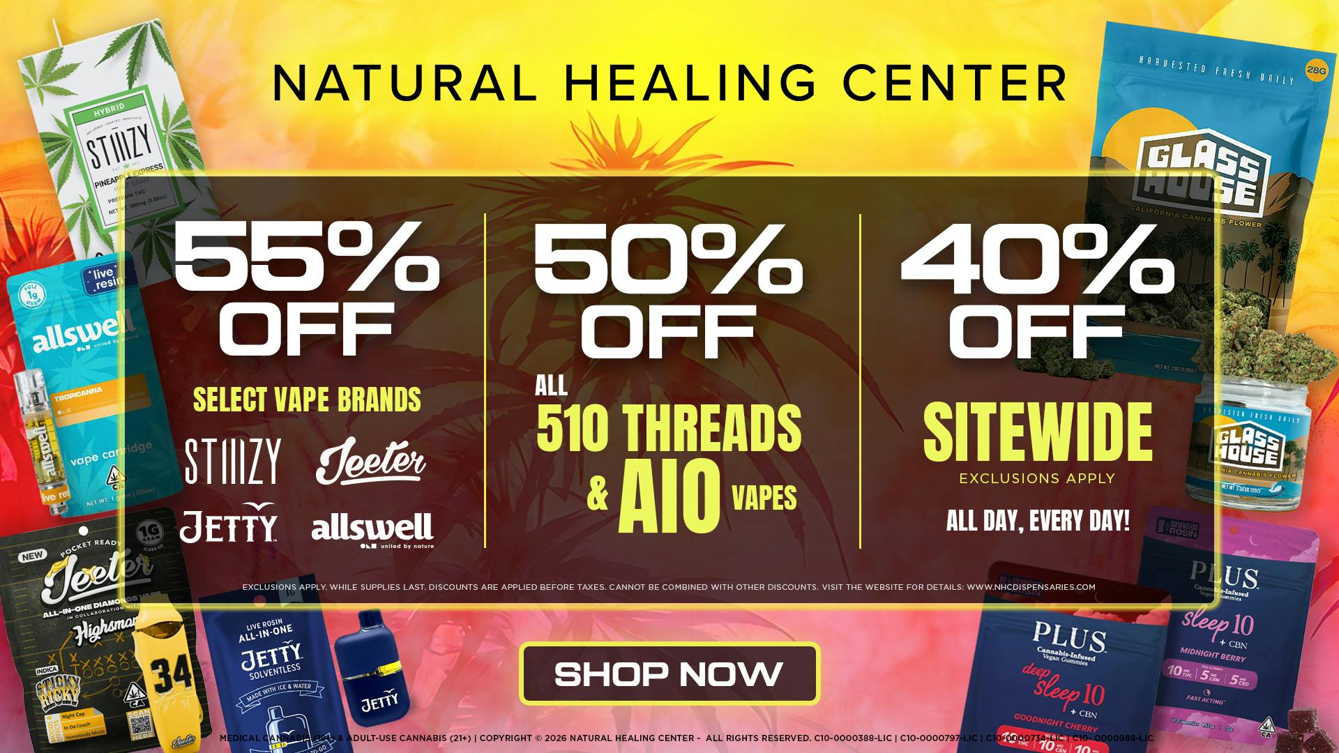 Natural Healing Center - Lemoore 🔥UP TO 55% OFF SELECT BRANDS SALE 😎