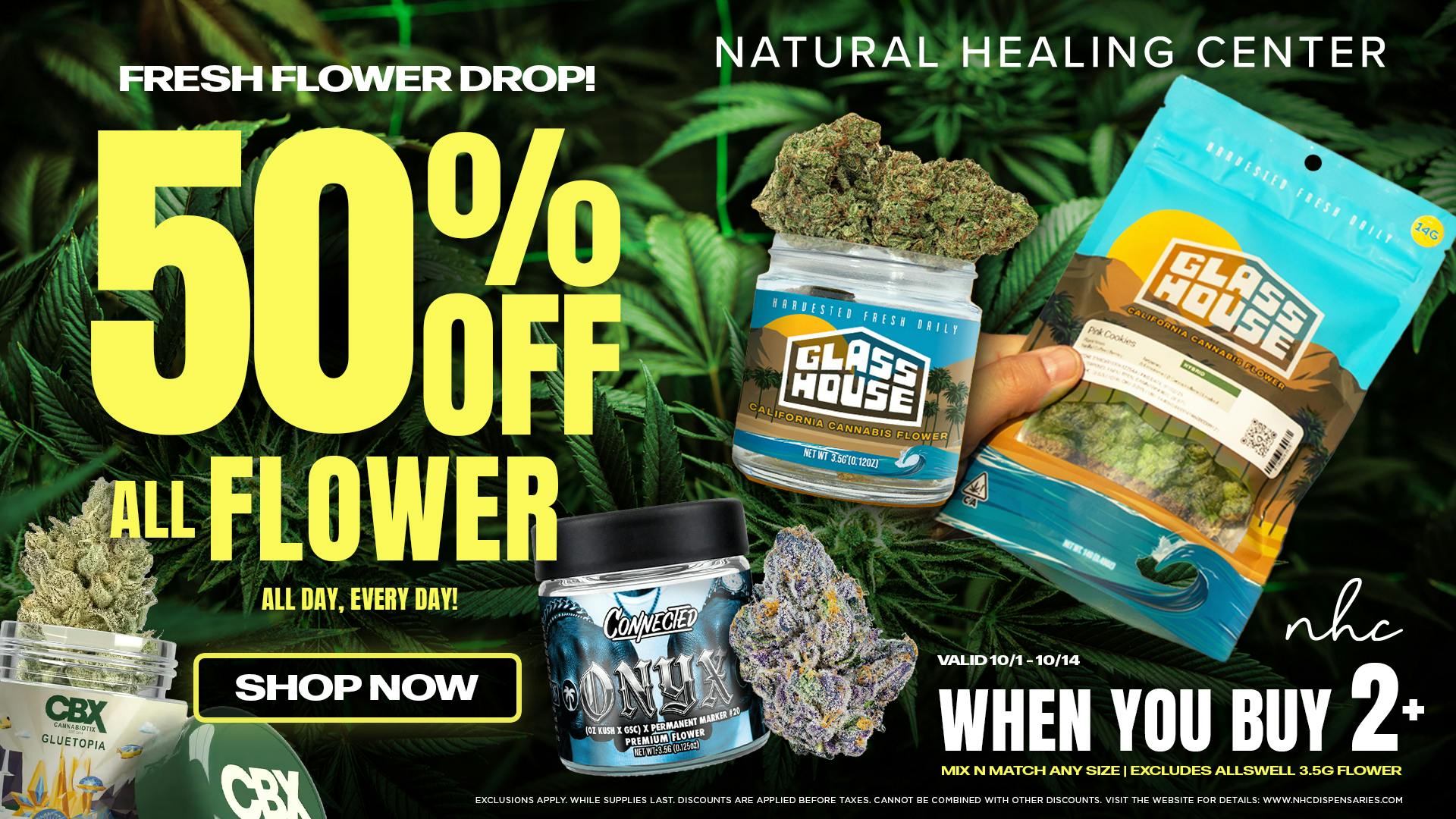 Natural Healing Center - Morro Bay 50% OFF ALL FLOWER & SELECT BRANDS SALE!