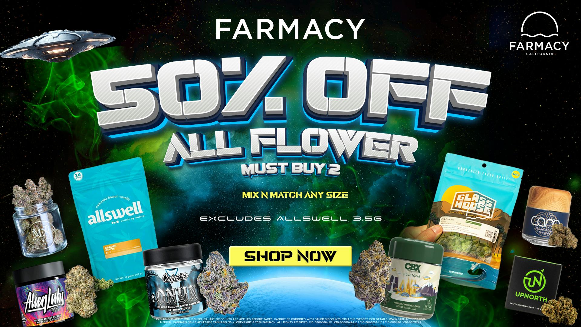 Farmacy Isla Vista 50% OFF ALL FLOWER SALE!🪴🌿