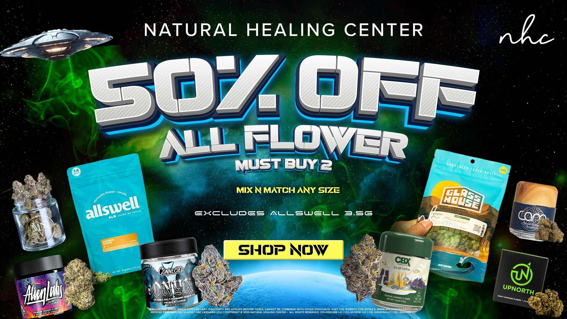 Natural Healing Center - Lemoore 50% OFF ALL FLOWER SALE!🪴🌿