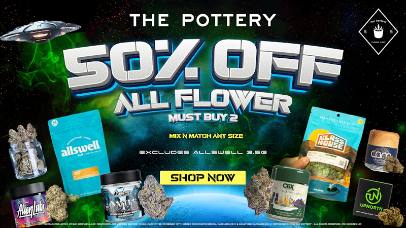The Pottery Weed Dispensary Los Angeles 🔥50% OFF ALL FLOWER SALE🪴🌿
