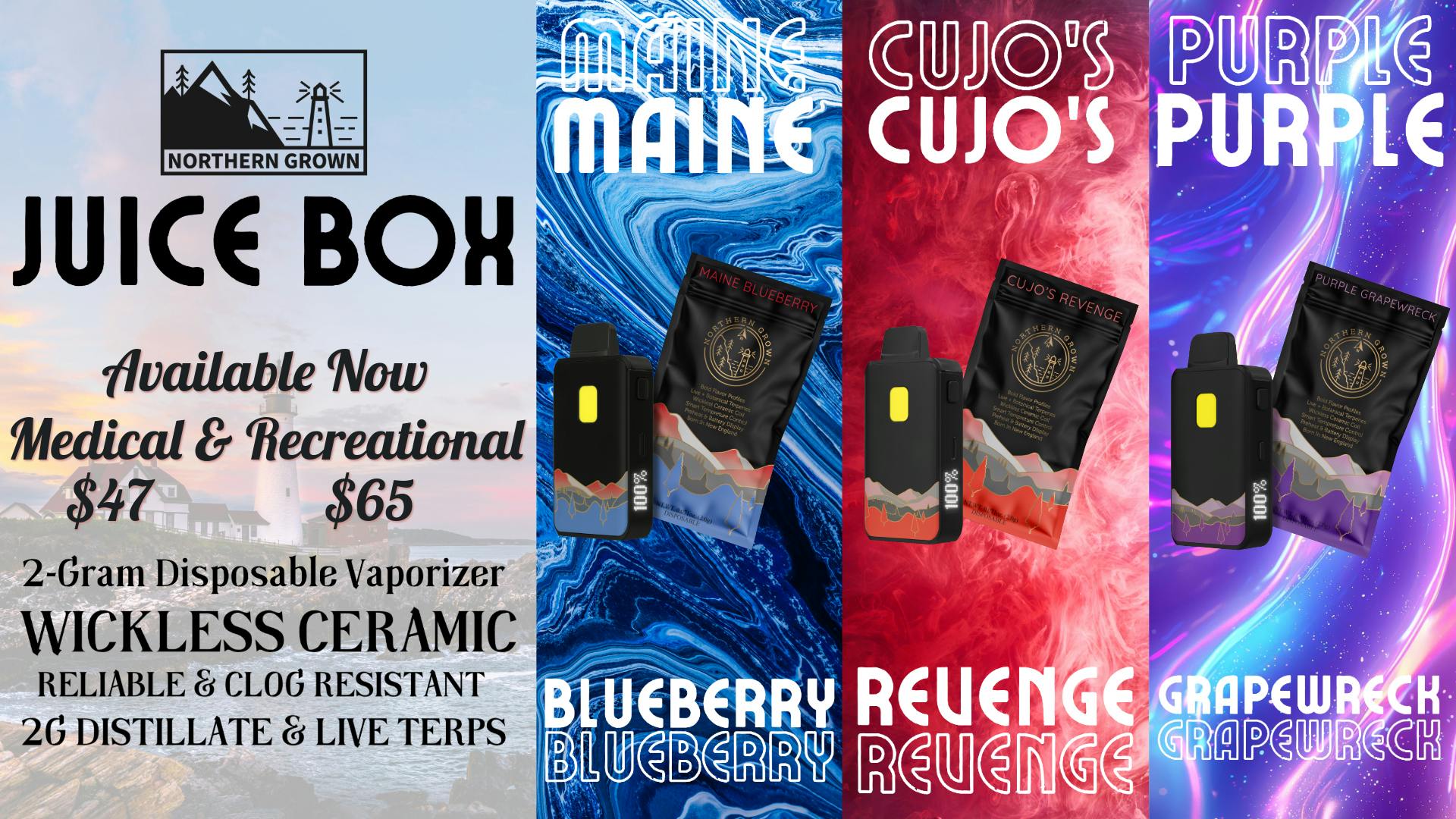 Cannabis Cured - Eliot 2-Gram Northern Grown Disposables!