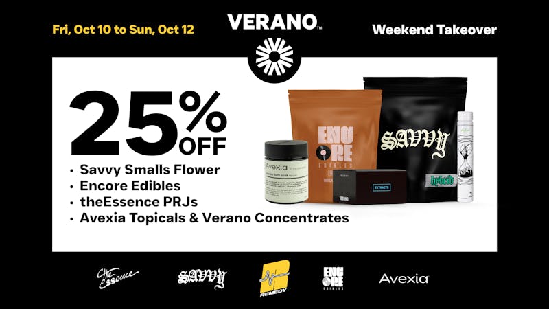 Remedy Baltimore 🔥 Verano Takeover: 25% OFF all Verano Brands