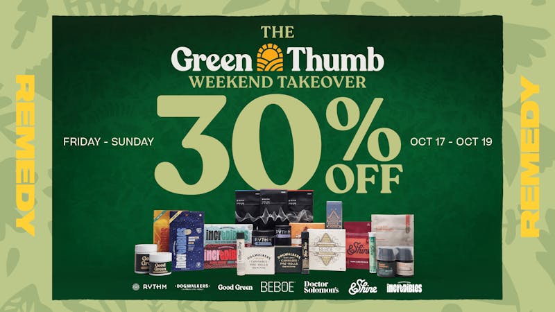 Remedy Columbia 🔥 Weekend Takeover: 30% OFF GTI