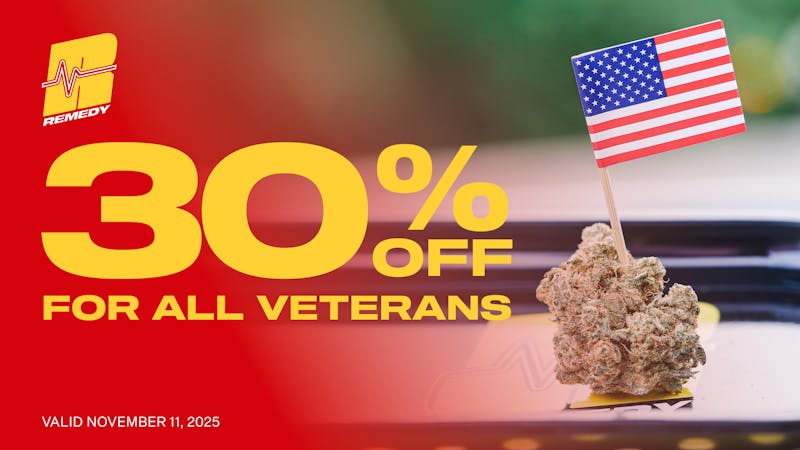 Remedy Baltimore 30% OFF For All Veterans