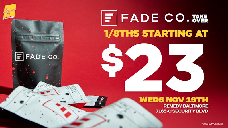 Remedy Baltimore Fade Co. Takeover: Save up to 30% OFF!
