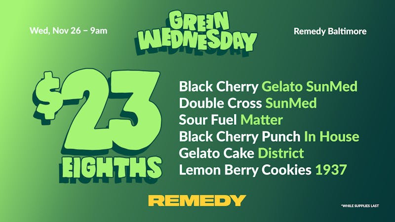 Remedy Baltimore 🟢 Penny Deals, $23 1/8ths + Up to 50% OFF!