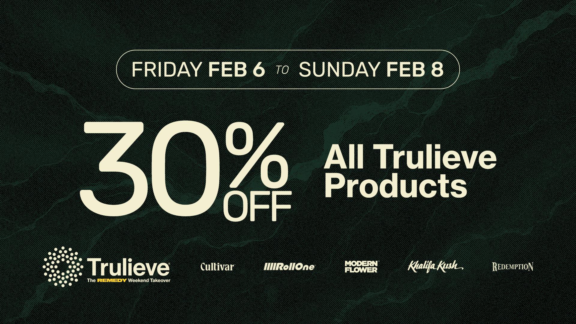 Remedy Baltimore 🔥 Trulieve Takeover: Up to 30% OFF!