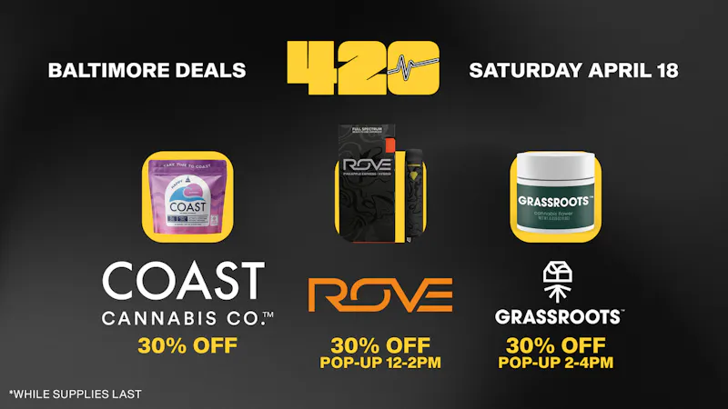 Remedy Baltimore 4/20 Kickoff: Save up to 40% OFF!!