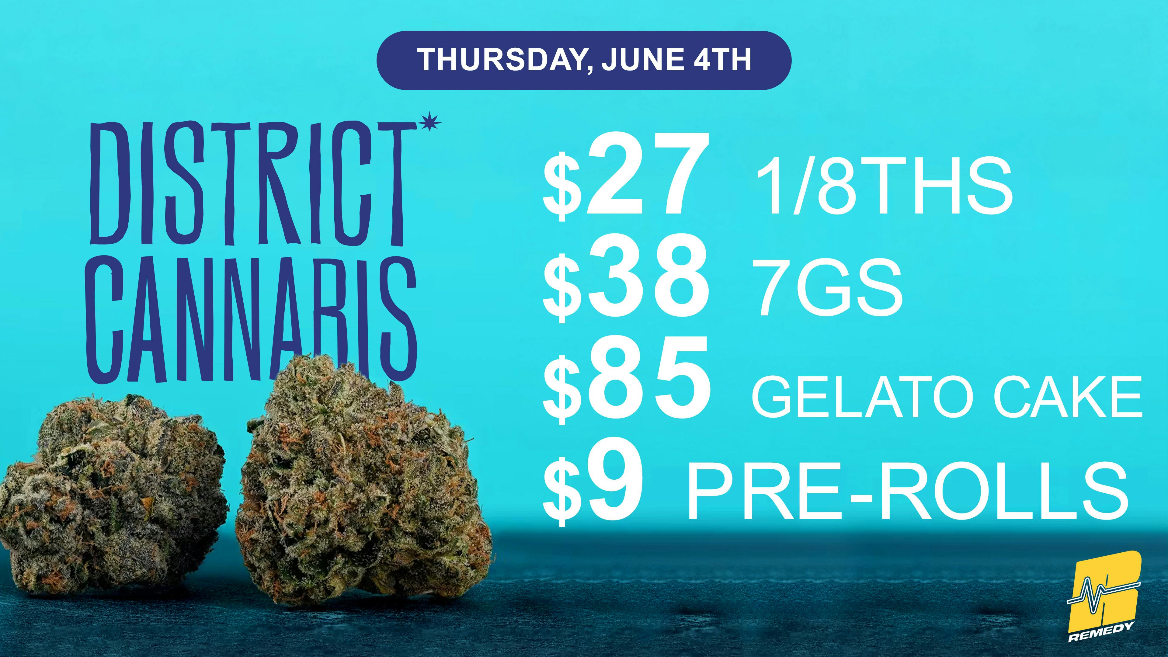 Remedy Baltimore 🔥 District Cannabis Takeover: Up to 25% OFF!