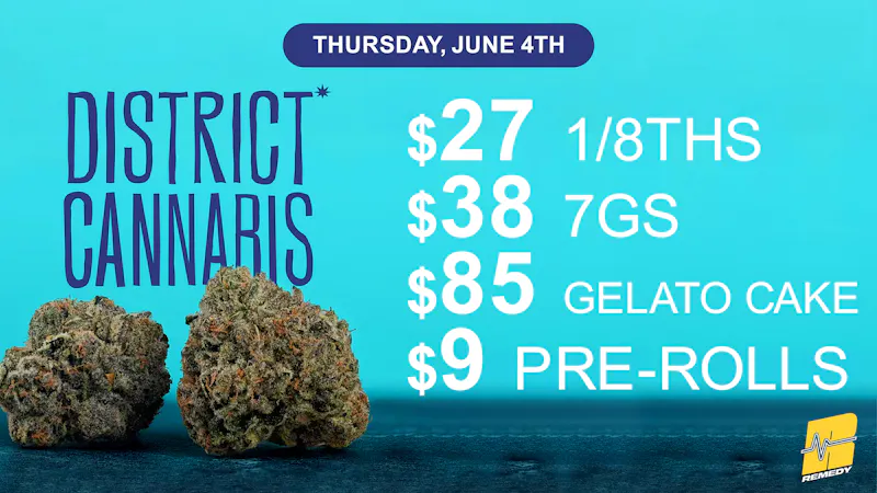 Remedy Baltimore 🔥 District Cannabis Takeover: Up to 25% OFF!