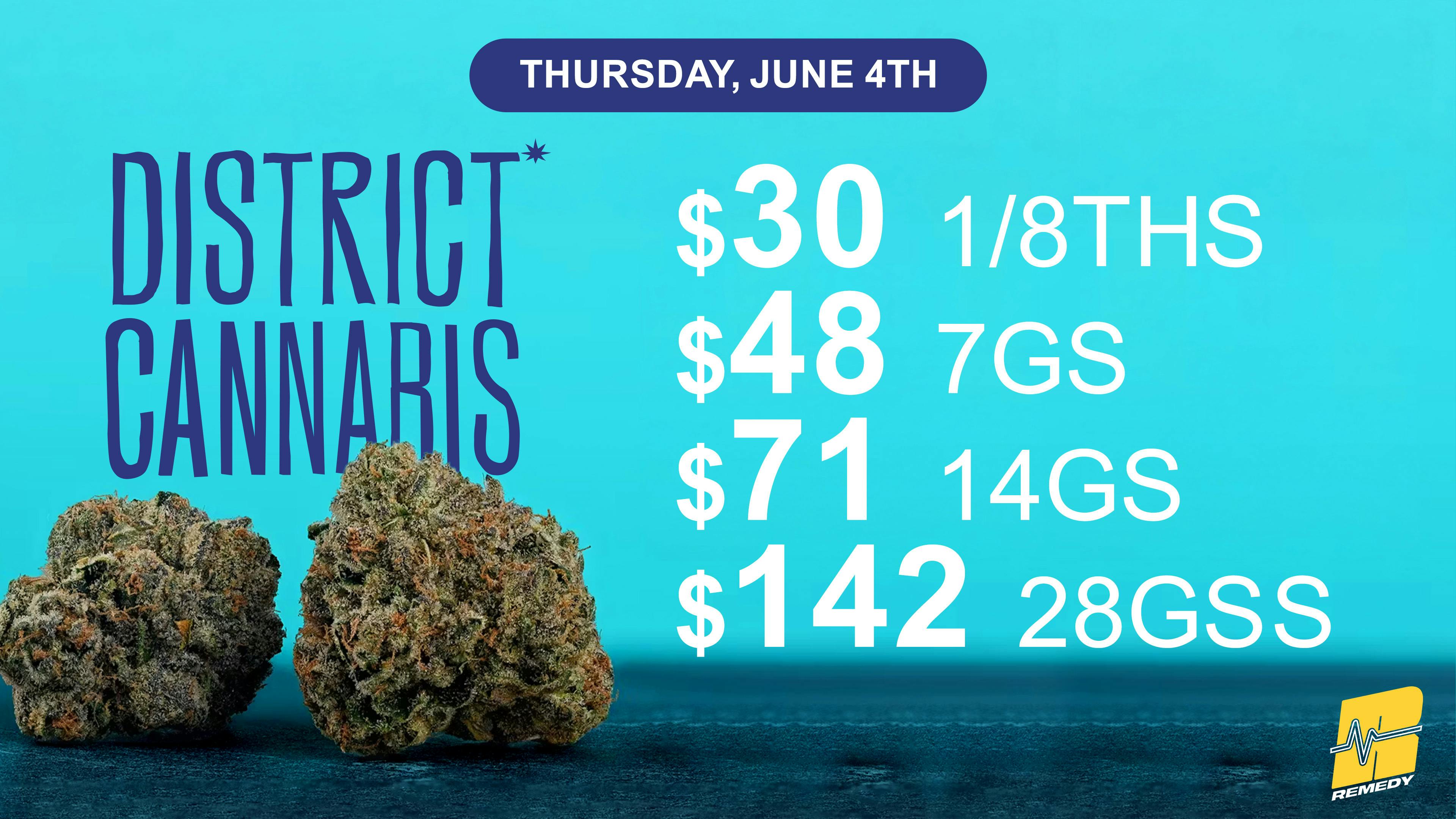 Remedy Columbia 🔥 District Cannabis Takeover: Up to 25% OFF!
