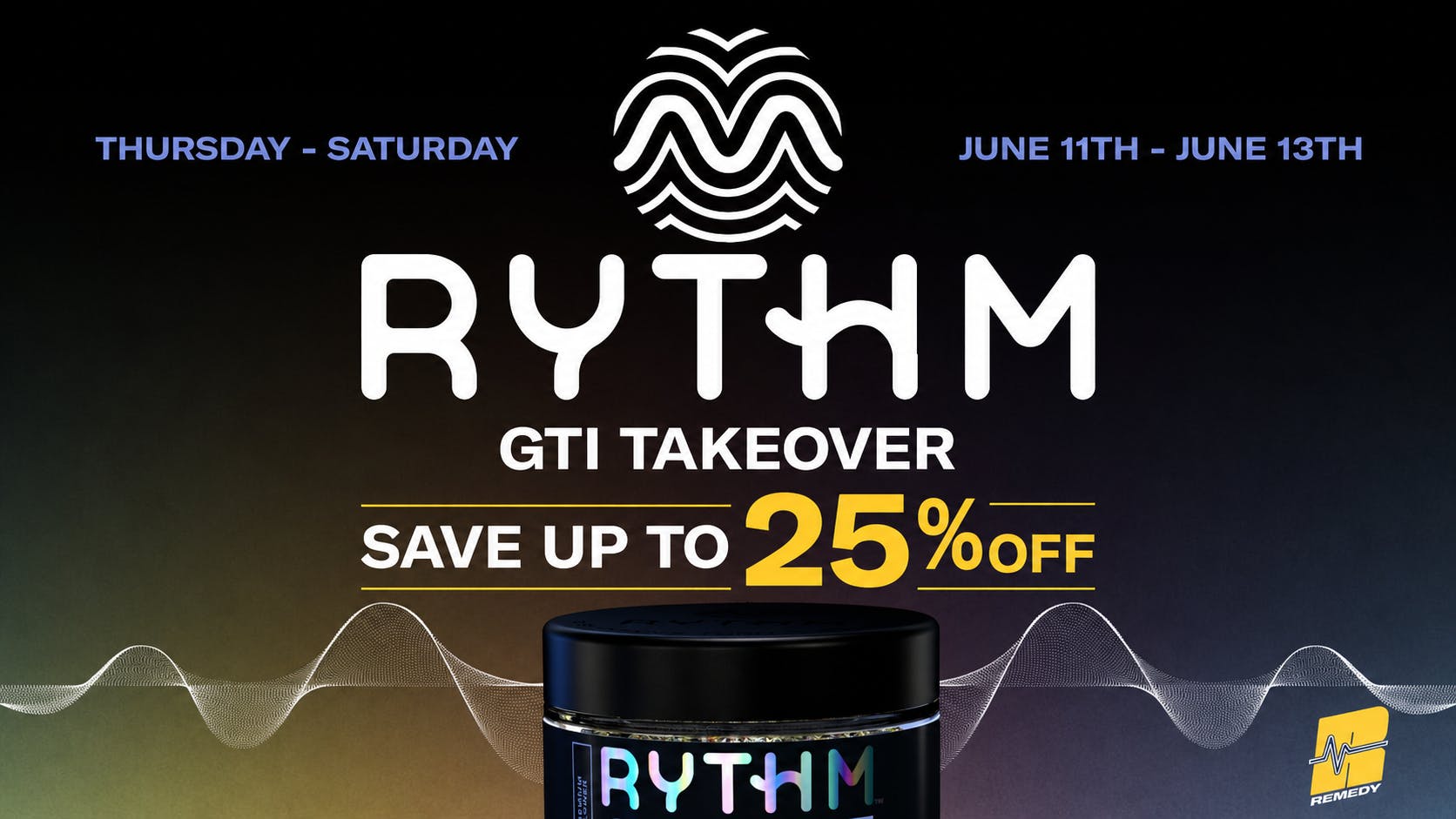 Remedy Columbia 🔥 GTI Takeover: Save up to 25% OFF!