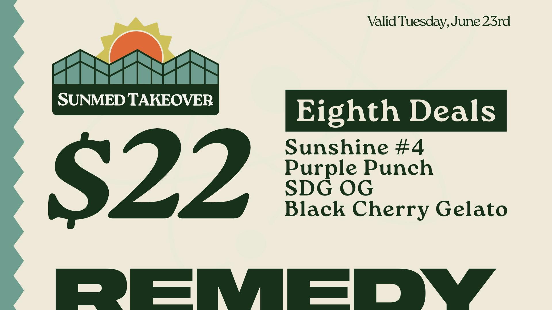 Remedy Columbia 🔥 SunMed Takeover: Up to 25% OFF! 🔥