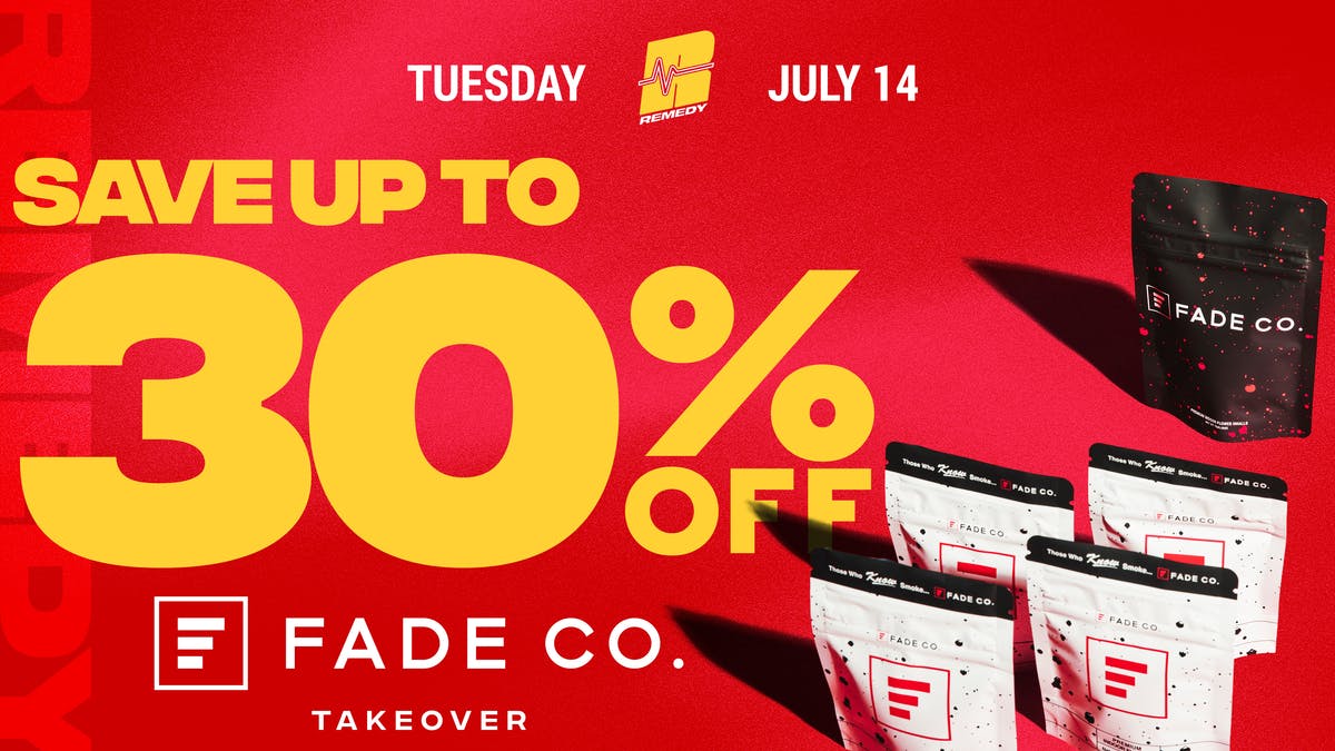 Remedy Baltimore 🔥 Fade Co. Takeover: $9 PRJs + Up to 30% OFF!