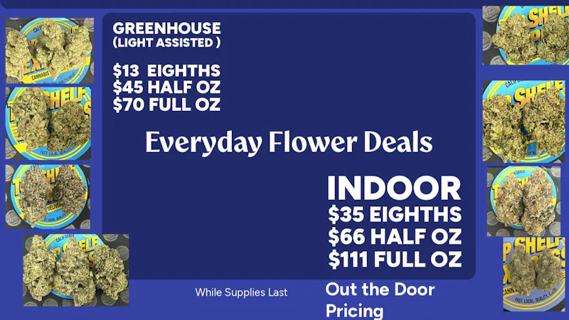 TOP SHELF EXPRESS - EXCISE TAXES INCLUDED Everyday Flower Deals