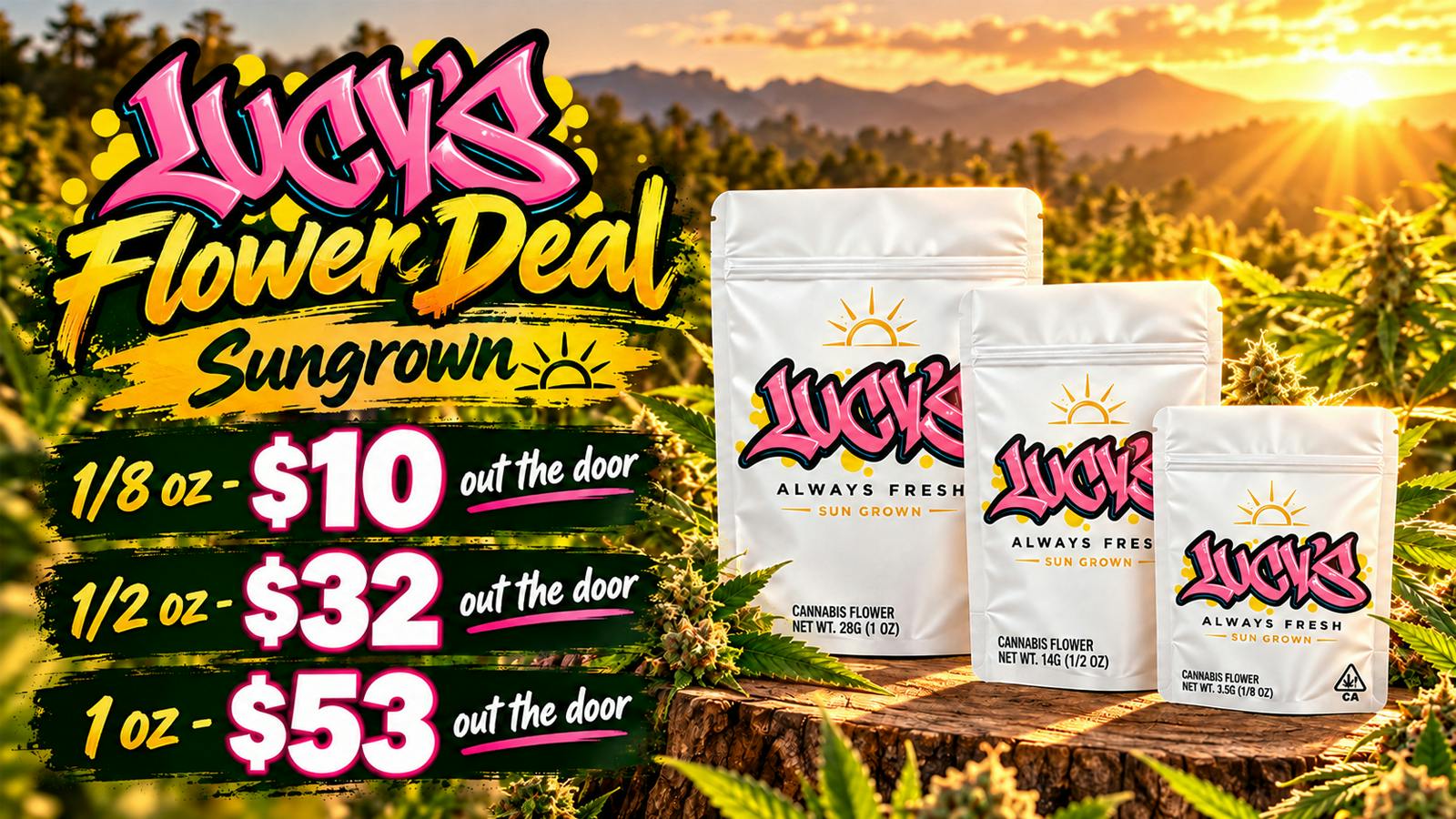 Top Shelf Delivery LUCY'S FLOWER DEAL