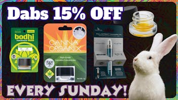 White Rabbit Cannabis DABS Day! Get 15% Off
