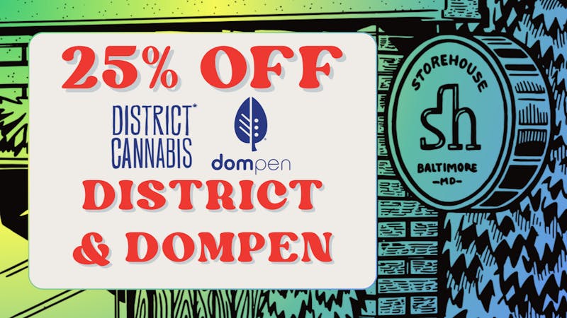 Storehouse 25% OFF DISTRICT & DOMPEN!