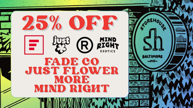 Storehouse 25% OFF FADE CO!