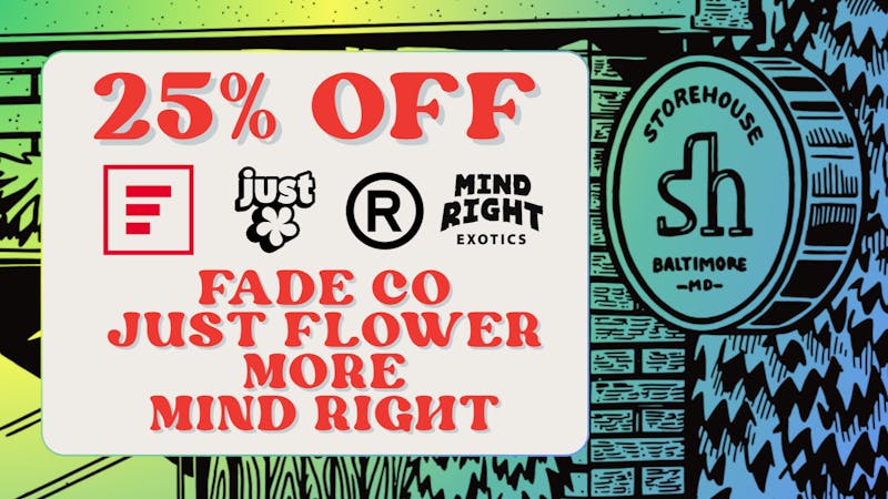 Storehouse 25% OFF FADE CO!