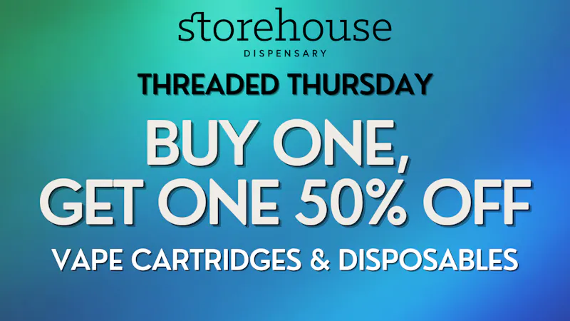 Storehouse BUY ONE, GET ONE 50% OFF VAPES