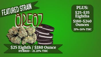 The Frost Farms $25-$35 Eighth, $180-$240 Oz