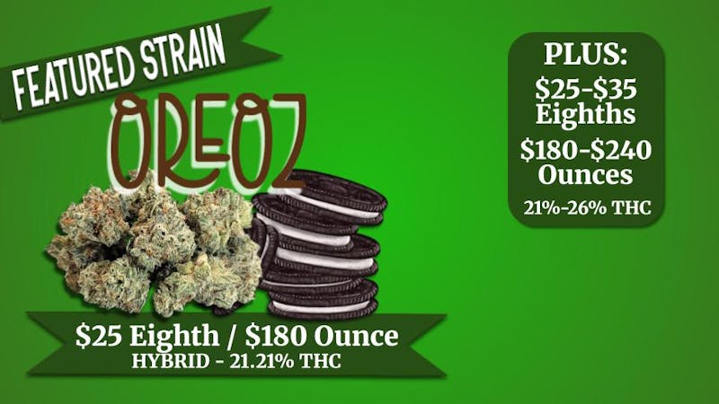 The Frost Farms $25-$35 Eighth, $180-$240 Oz