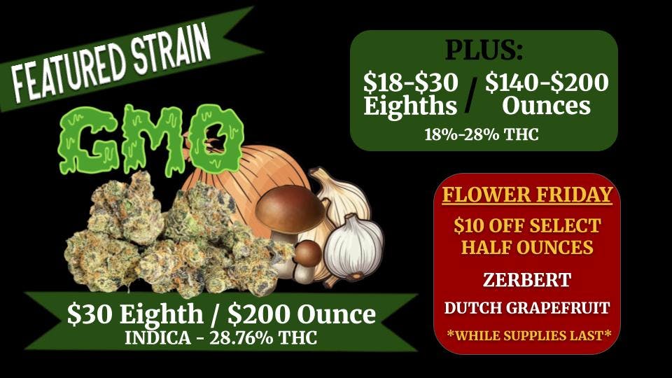 The Frost Farms FLOWER FRIDAY - $10 off select half oz's