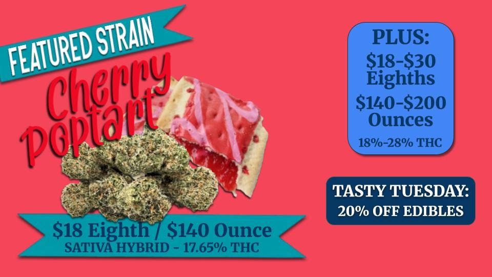 The Frost Farms TASTY TUESDAY! 20% OFF ALL 100MG EDIBLES