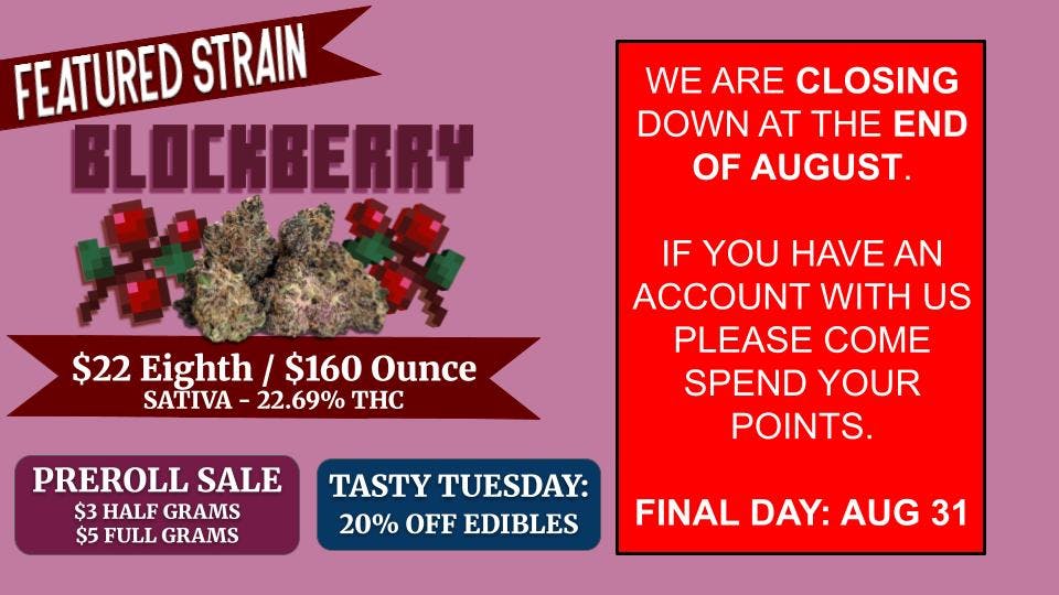 The Frost Farms TASTY TUESDAY! 20% OFF ALL 100MG EDIBLES
