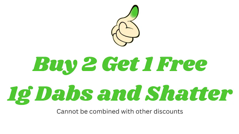 Your Green Thumb Buy 2 Get 1 Free Dabs