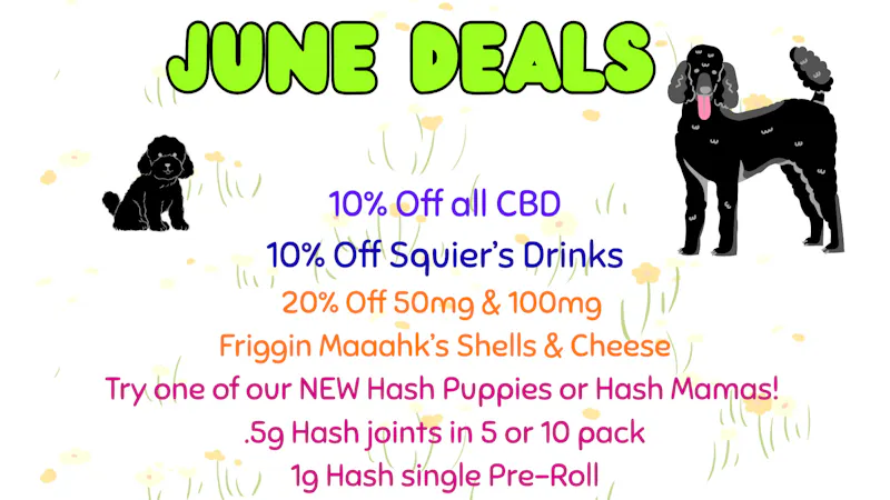 Your Green Thumb June Deals! CBD, Squier's Seltzer, and New Items!