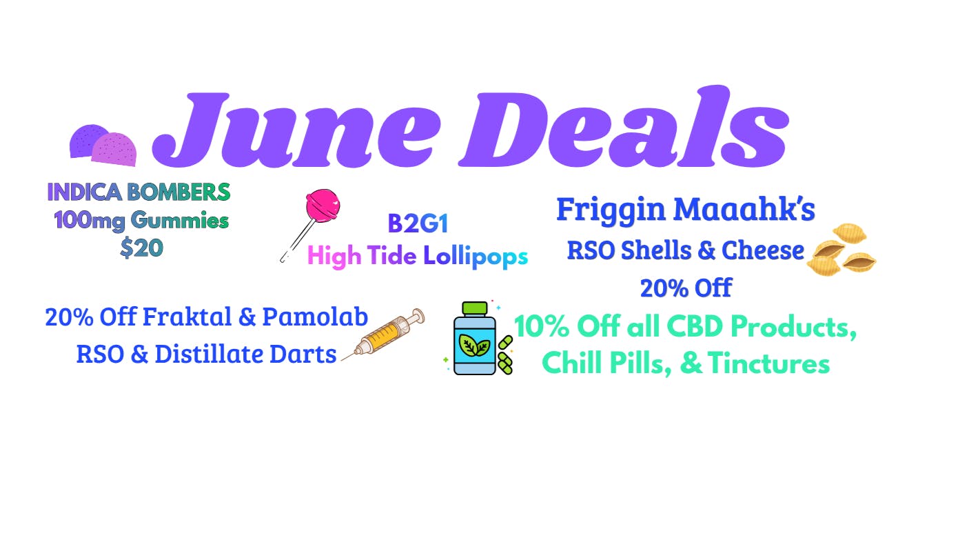 Your Green Thumb June Deals! CBD, Squier's Seltzer, and New Items!