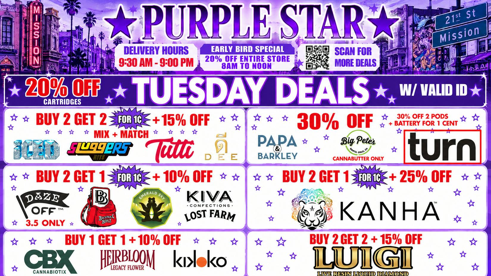Purple Star MD TUESDAY DEALS AT PURPLE STAR!!!
