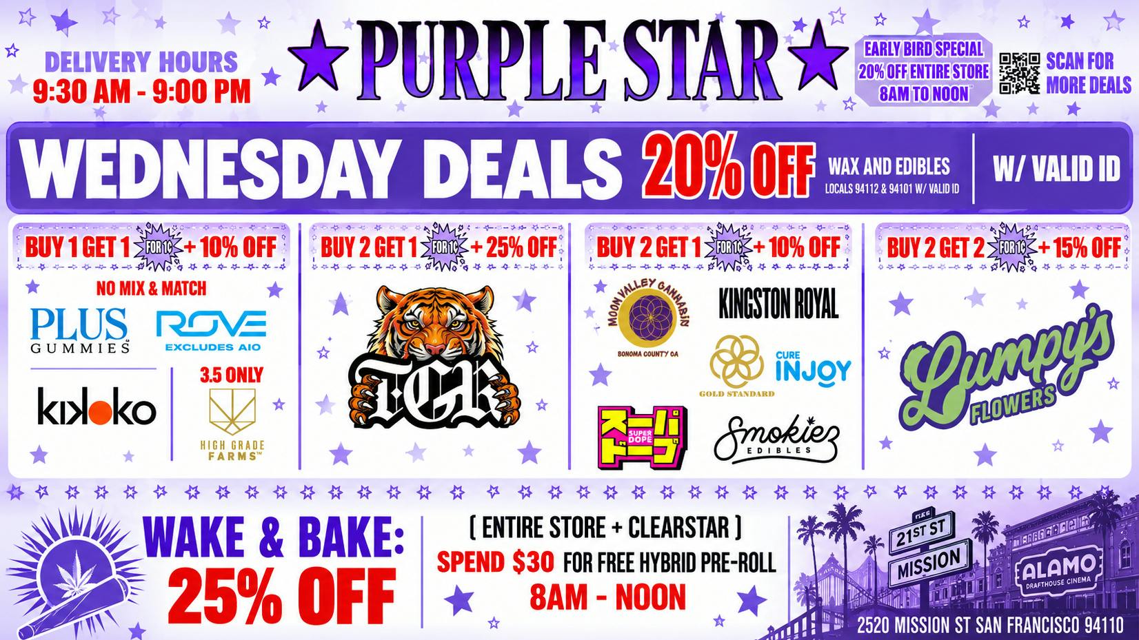 Purple Star MD WEDNESDAY DEALS AT PURPLE STAR!!!