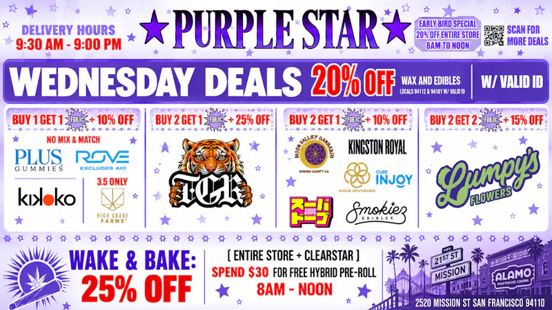 Purple Star MD WEDNESDAY DEALS AT PURPLE STAR!!!