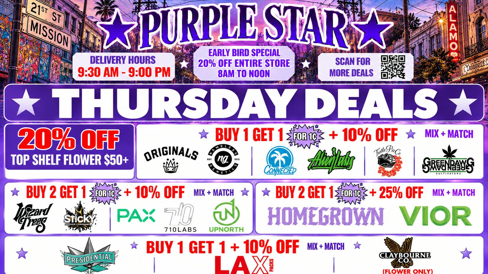 Purple Star MD THURSDAY DEALS AT PURPLE STAR!!!
