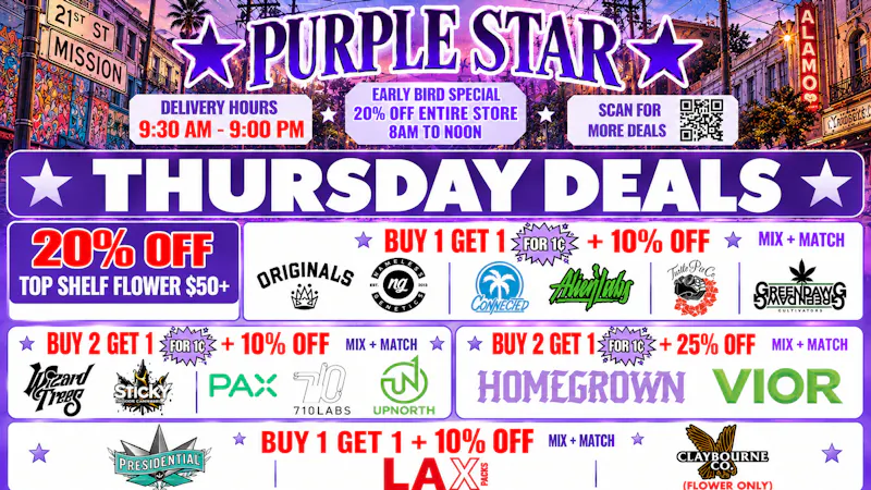 Purple Star MD THURSDAY DEALS AT PURPLE STAR!!!