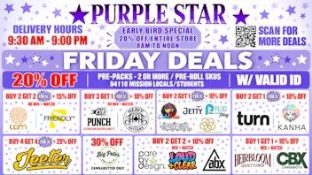 Purple Star MD FRIDAY DEALS AT PURPLE STAR!!!
