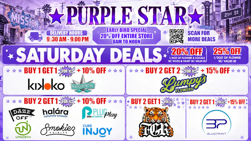 Purple Star MD SATURDAY DEALS AT PURPLE STAR!!!