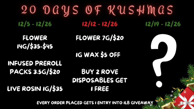 Trees Of Knowledge 20 Days of Kushmas !!!!
