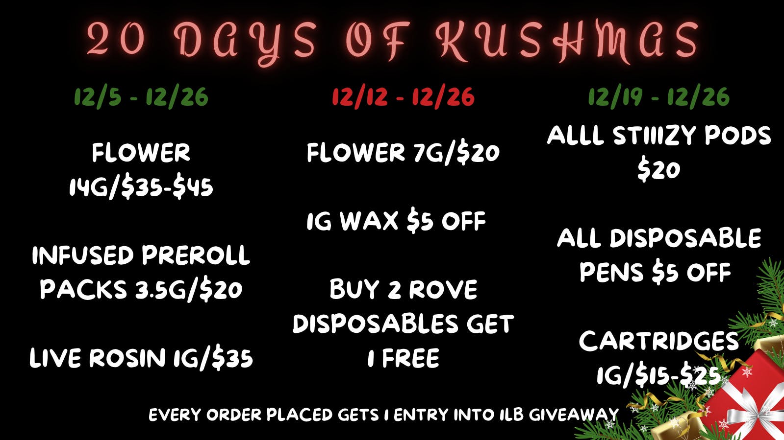 Trees Of Knowledge 20 Days of Kushmas Sale !!!