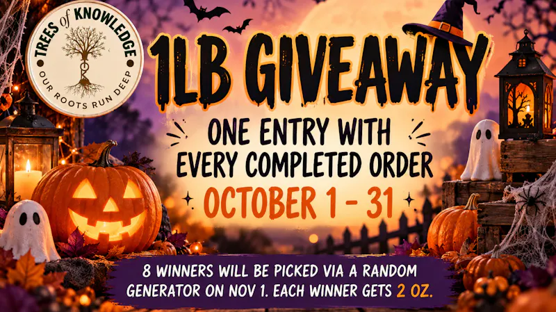Trees Of Knowledge October Pound Giveaway