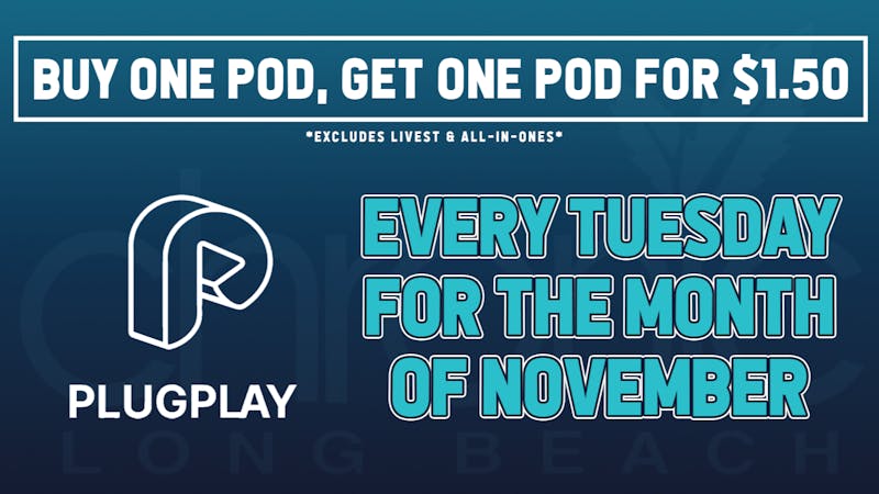 Chronic Long Beach PLUGPLAY - BUY 1, GET 1 POD FOR $1.50