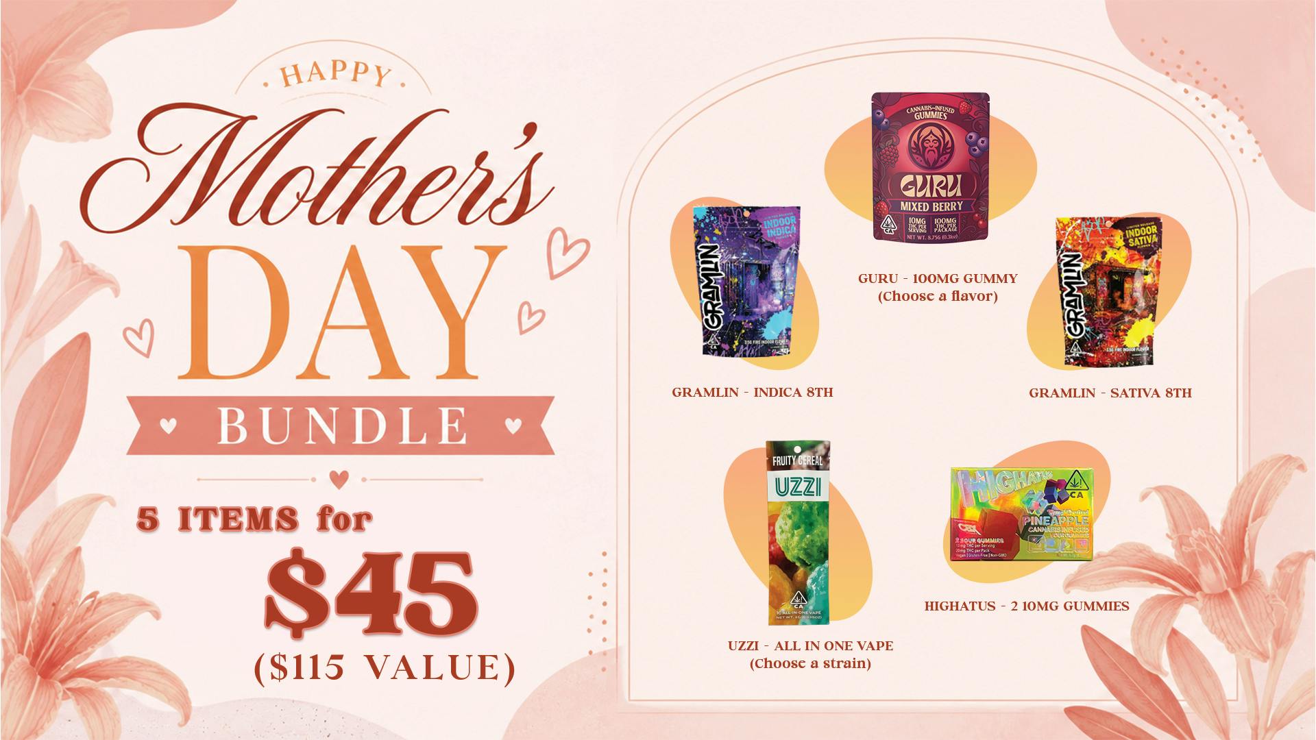 Chronic Long Beach Mother's Day Bundle