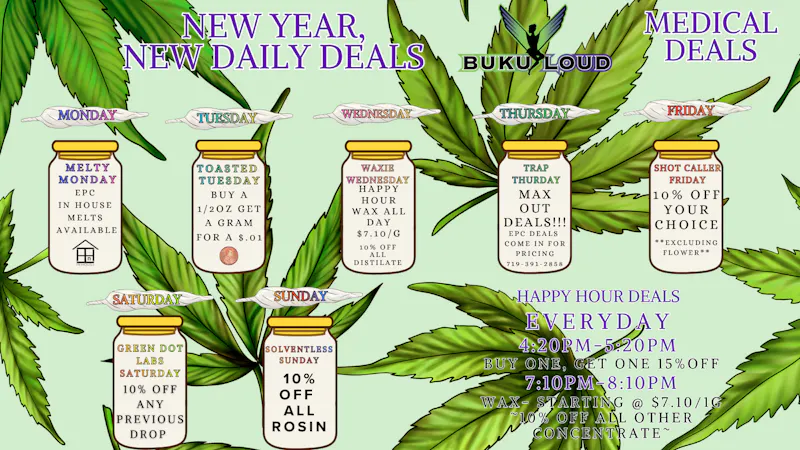 BuKu LOUD NEW YEAR NEW DEALS @ BUKU LOUD!!!