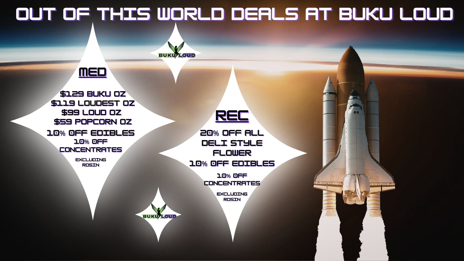 BuKu LOUD OUT OF THIS WORLD DEALS AT BUKU LOUD