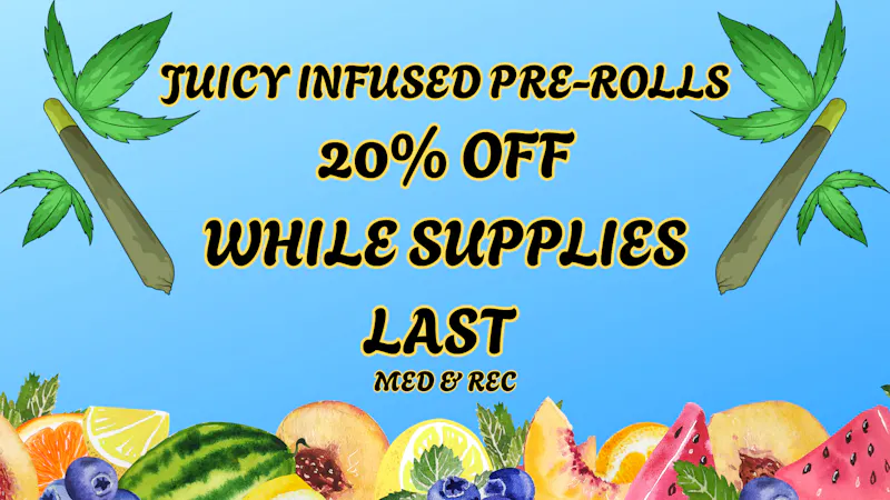 BuKu LOUD JUICY INFUSED PRE ROLLS AT BUKU LOUD