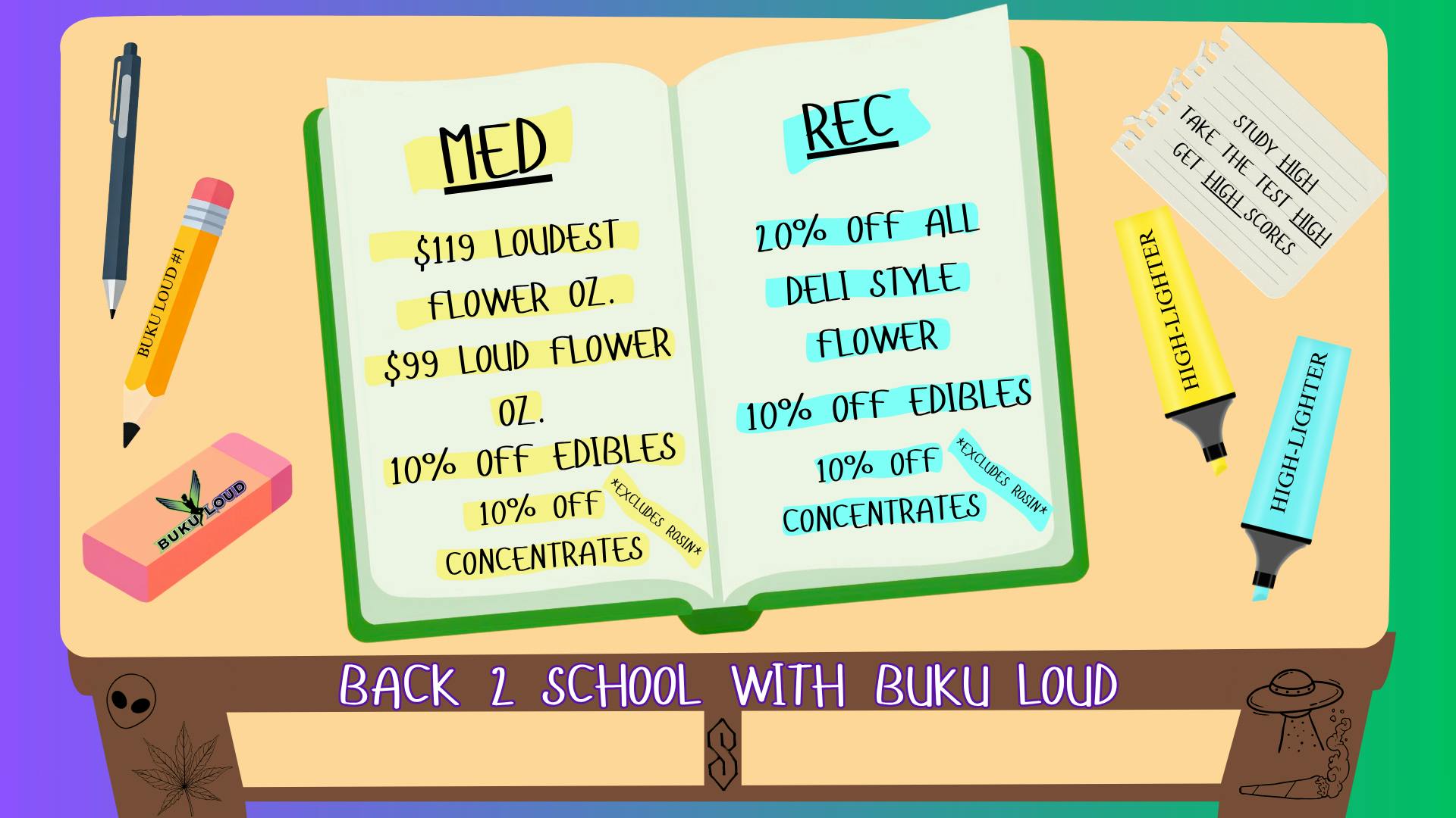 BuKu LOUD BACK 2 SCHOOL WITH BUKU LOUD!!!